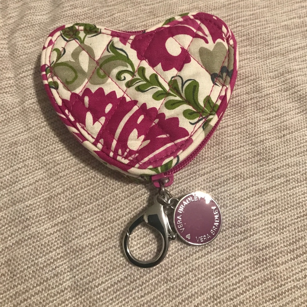 NWOT Vera Bradley heart coin case - Picture 3 of 7